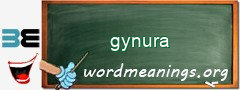 WordMeaning blackboard for gynura